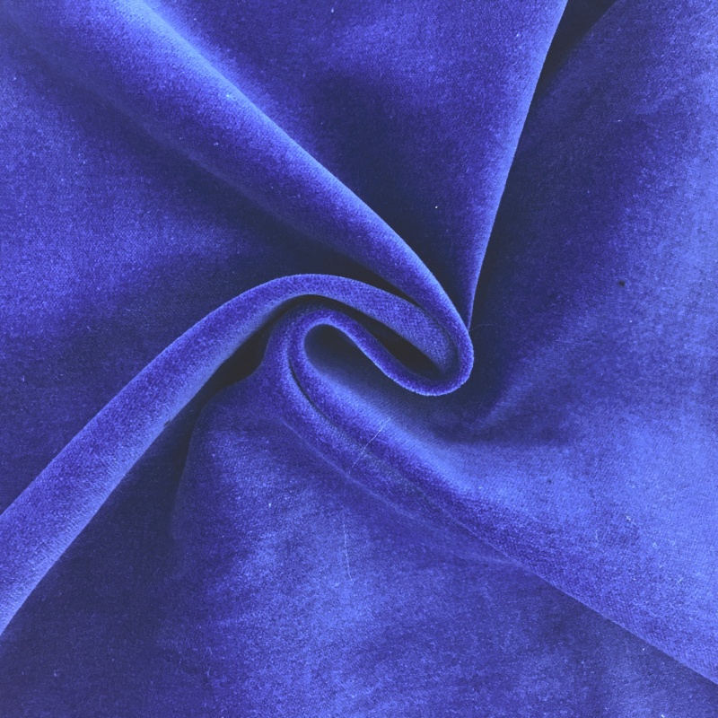 Cotton Velvet Royal Blue